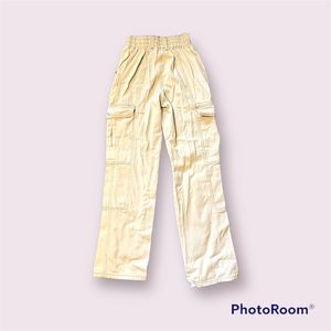 RSQ Womens Smock Waist Loose Cargo Pants